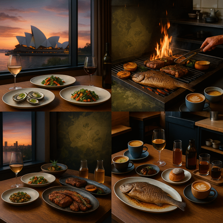Australia’s Best Dining: From White Tablecloths to Sunlit Cafés